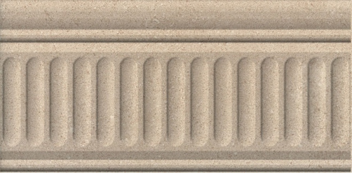 19022/3F Золотой пляж темный бежевый структурированный 20*9,9 керамический бордюр KERAMA MARAZZI