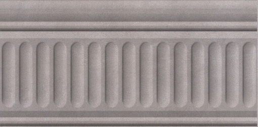 19033/3F Александрия серый структурированный 20*9,9 керамический бордюр KERAMA MARAZZI