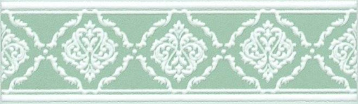 STG/D562/6307 Петергоф зеленый 25*7,7 керамический бордюр KERAMA MARAZZI