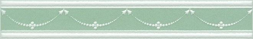 STG/D563/6307 Петергоф зеленый 25*4,2 керамический бордюр KERAMA MARAZZI