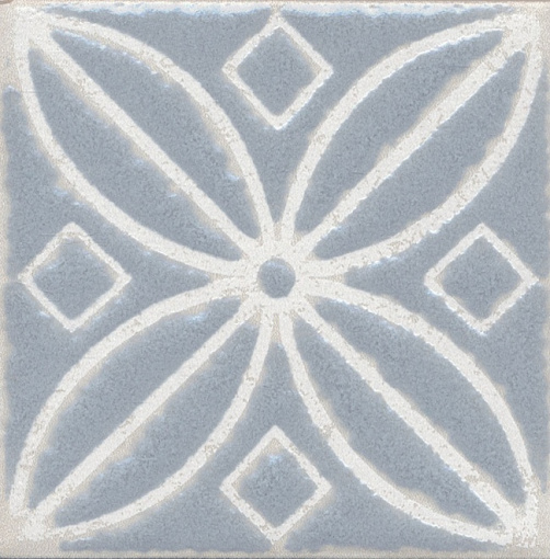 STG/C402/1270H Амальфи орнамент серый 9,8*9,8 вставка KERAMA MARAZZI