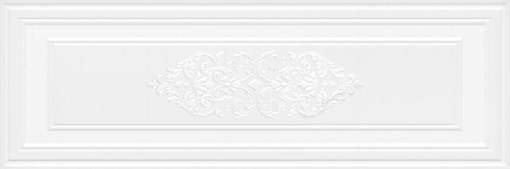 Фото 14042R/3F Монфорте белый панель обрезной 40*120 декор КЕРАМА МАРАЦЦИ