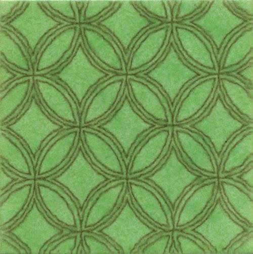 AD/B90/1221T Тантра зеленый декор KERAMA MARAZZI