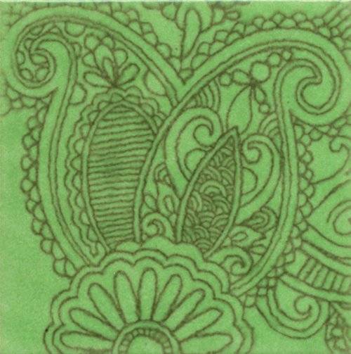 AD/B92/1221T Тантра зеленый декор KERAMA MARAZZI