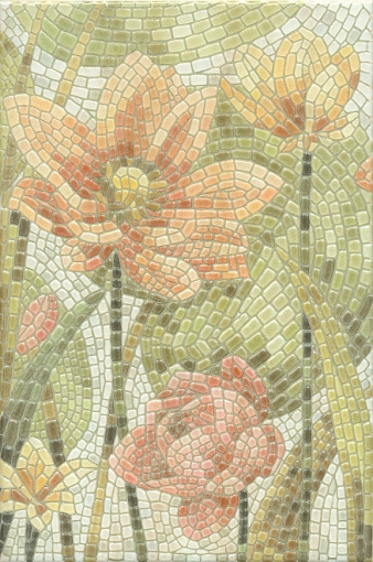 HGD/A146/880L Летний сад Лилии лаппатированный 20*30 керамический декор KERAMA MARAZZI