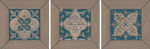 ID62 Меранти пепельный мозаичный 13x13 керамический декор KERAMA MARAZZI