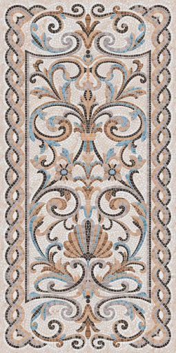 SG590802R Мозаика бежевый декорированный лаппатированный 119,5*238,5 керамический гранит KERAMA MARAZZI