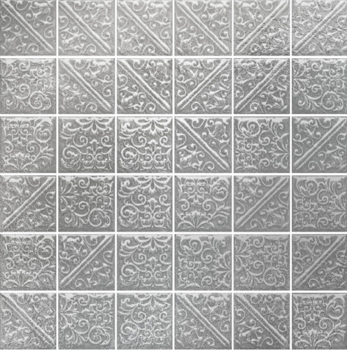 21051 Ла-Виллет металл 30,1*30,1 керамическая плитка мозаичная KERAMA MARAZZI