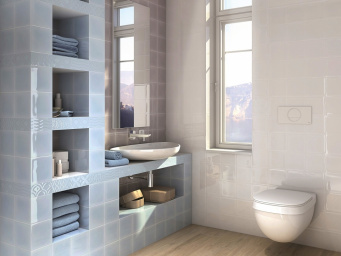 Плитка для ванной комнаты Kerama Marazzi (Керама Марацци) каталог, дизайн, цены и фото в интерьере