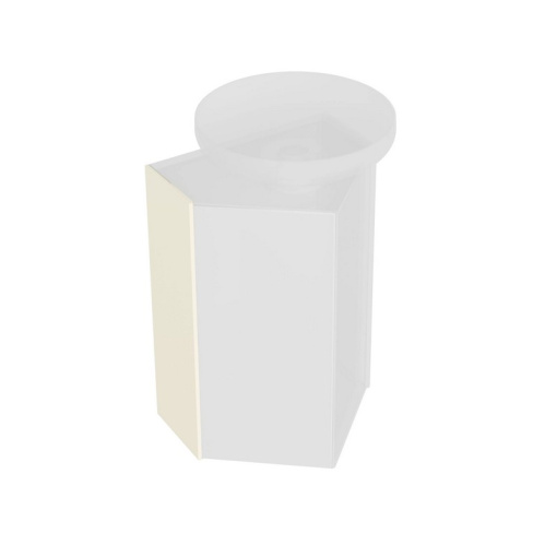 KMCASp21MBt0 Боковина универсальная для двух модулей CARAVAN, сливочная матовая KERAMA MARAZZI