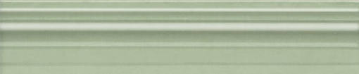 BLE018 Багет Левада зеленый светлый глянцевый 25х5,5 бордюр KERAMA MARAZZI