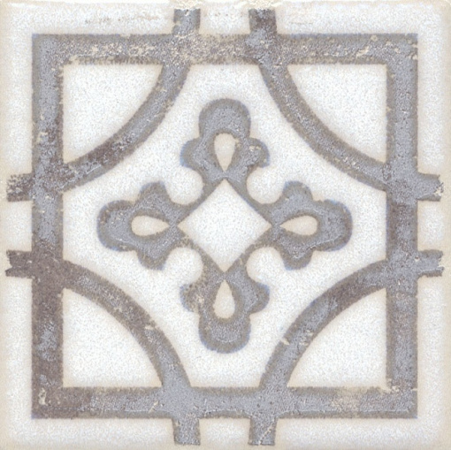 STG/A406/1266H Амальфи орнамент коричневый 9,8*9,8 вставка KERAMA MARAZZI