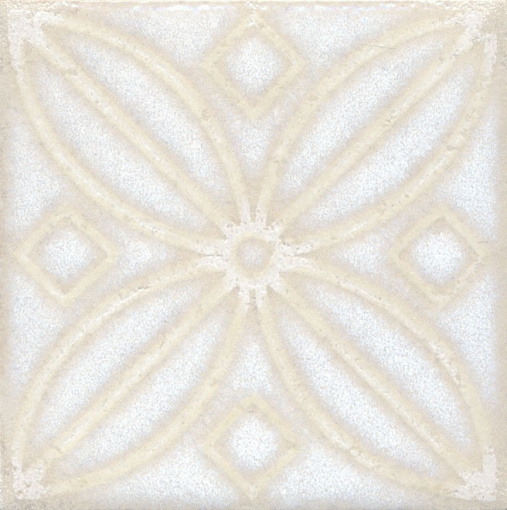 STG/B402/1266 Амальфи орнамент белый 9,9x9,9 вставка KERAMA MARAZZI