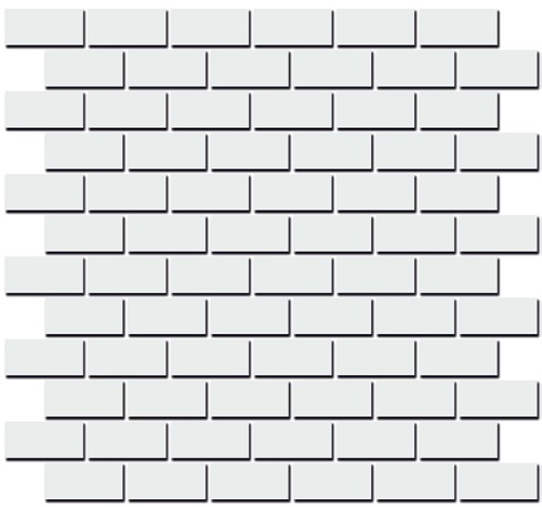 191/001T Турнон белый мозаичный матовый 32x30x0,9 декор KERAMA MARAZZI