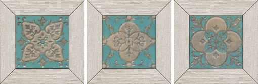 ID57 Меранти белый мозаичный 13x13 керамический декор KERAMA MARAZZI