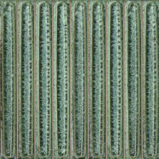 KMD2SOB006BN чипсет Далия зелёный глянцевый 20x20x0,95 декор KERAMA MARAZZI