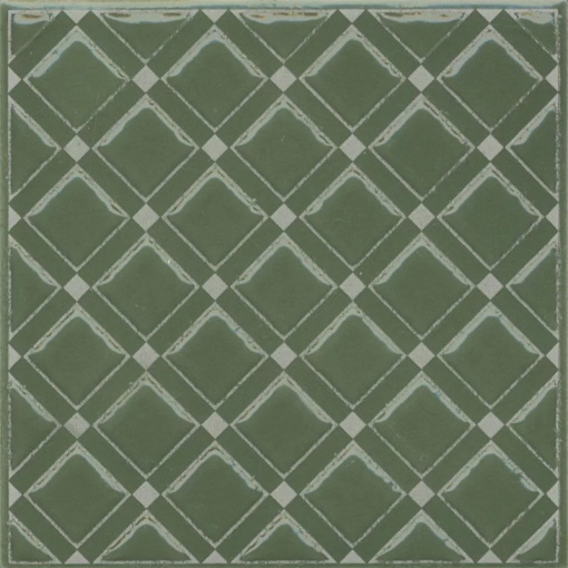 KMD3STA015GN Бахия 1 зелёный глянцевый 9,8x9,8x0,7 декор KERAMA MARAZZI