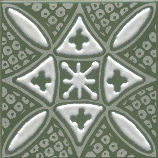 KMD3STA019GN Бахия 2 зелёный глянцевый 9,8x9,8x0,7 декор KERAMA MARAZZI