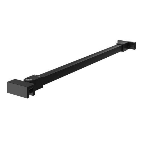 VE.FB250.BSD.BLK.M Фиксатор для стеклянной шторки VETRO, 25 см, матовый черный KERAMA MARAZZI
