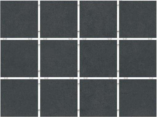 1291 Амальфи черный. полотно 30х40 из 12 частей 9,9*9,9 керамическая плитка KERAMA MARAZZI