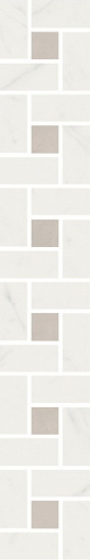 SG189/001 Борсари мозаичный 50,2x8,1 керамический бордюр KERAMA MARAZZI