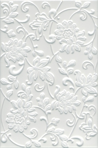 8216 Аджанта цветы белый керамическая плитка KERAMA MARAZZI