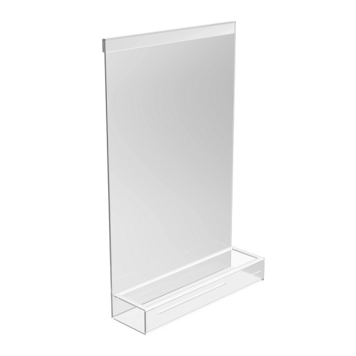 AN.SH.KM.TR Полка Анголо для душевых ограждений, прозрачная KERAMA MARAZZI