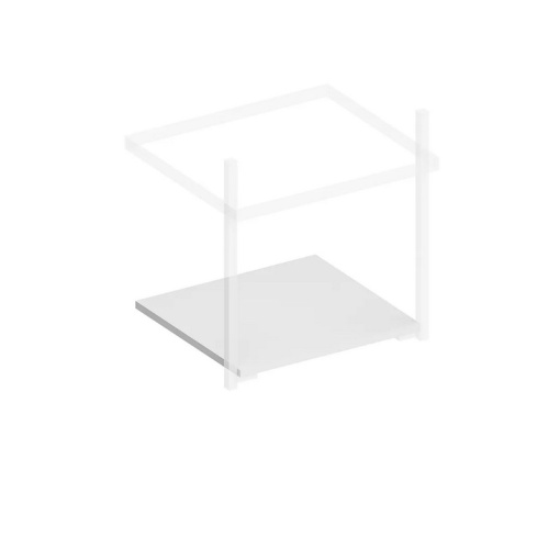 PRO.sh.50/WHT.M Полка для структур PRO 50, белая матовая KERAMA MARAZZI