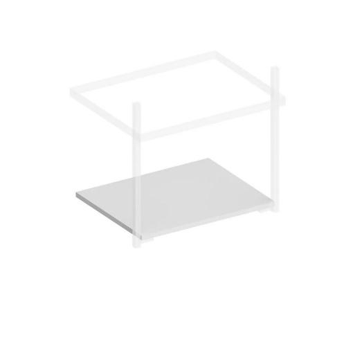 PRO.sh.55/WHT.M Полка PRO 55 см, белая матовая KERAMA MARAZZI