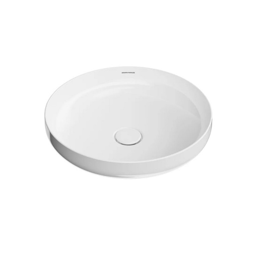 KMSFWb46GWh0 Раковина SAFI накладная 46 с крепежом, белая глянцевая KERAMA MARAZZI