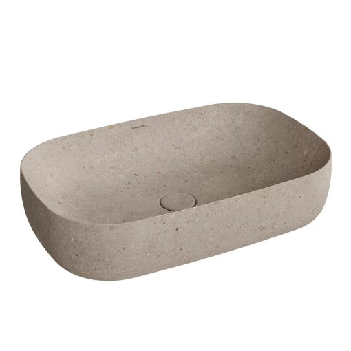 MA.wb.65/STB Раковина MAGICA накладная 65 с донным клапаном, бежевый камень KERAMA MARAZZI