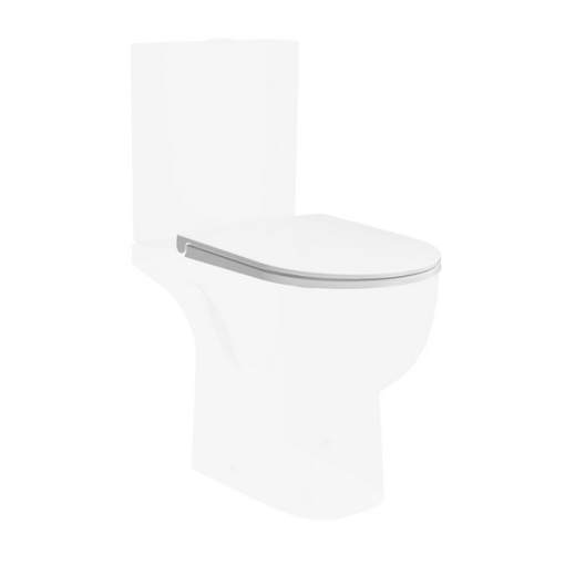 BG.Pro.seat.01/WHT Сиденье Buongiorno PRO Slim soft close, белый KERAMA MARAZZI