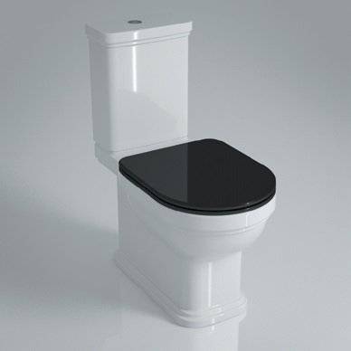 Сиденье POMPEI Soft close + Clip up черный PO.seat.01/BLK KERAMA MARAZZI