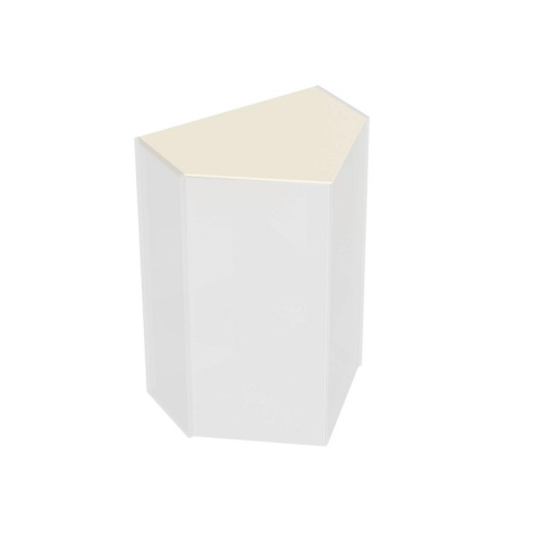 KMCATp50MBt0 Столешница без выреза для тумбы-модуля CARAVAN 50, сливочная матовая KERAMA MARAZZI