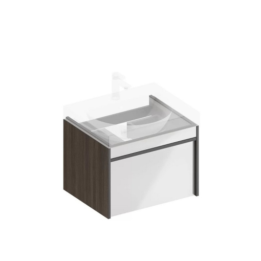MOD.60.1+1/AR Тумба MODULA подвесная 60 с ящиком 1+1, арабика KERAMA MARAZZI