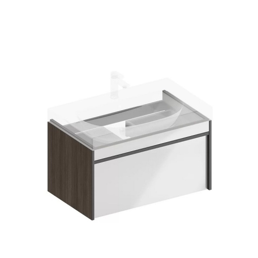 MOD.80.1+1/AR Тумба MODULA подвесная 80 с ящиком 1+1, арабика KERAMA MARAZZI