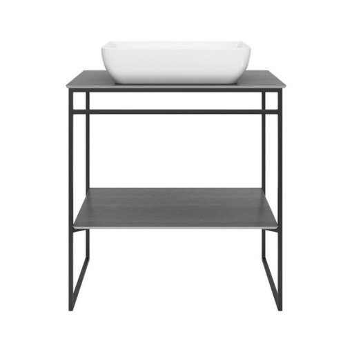 PL.N.80.01/BLK.M Метал.структура PLAZA Next напольная 80 см, цв.черный матовый KERAMA MARAZZI