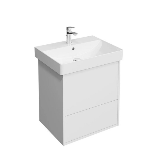 PRO.55.2/WHT.M Тумба PRO подвесная 2 ящика 55, белая матовая KERAMA MARAZZI
