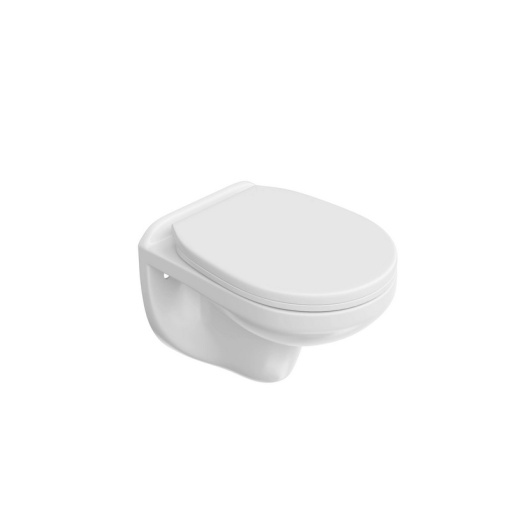 KPRO.wc.02 Унитаз KPRO подвесной безободковый с сиденьем, белый глянцевый KERAMA MARAZZI