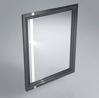 PO.mi.60/BLK Панель с зеркалом POMPEI 60 черный KERAMA MARAZZI