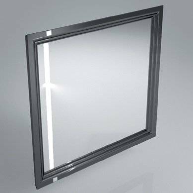 PO.mi.80/BLK Панель с зеркалом POMPEI, 80 см черный KERAMA MARAZZI