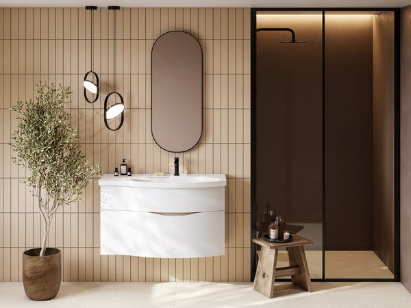 Тумба с раковиной kerama marazzi cubo 100