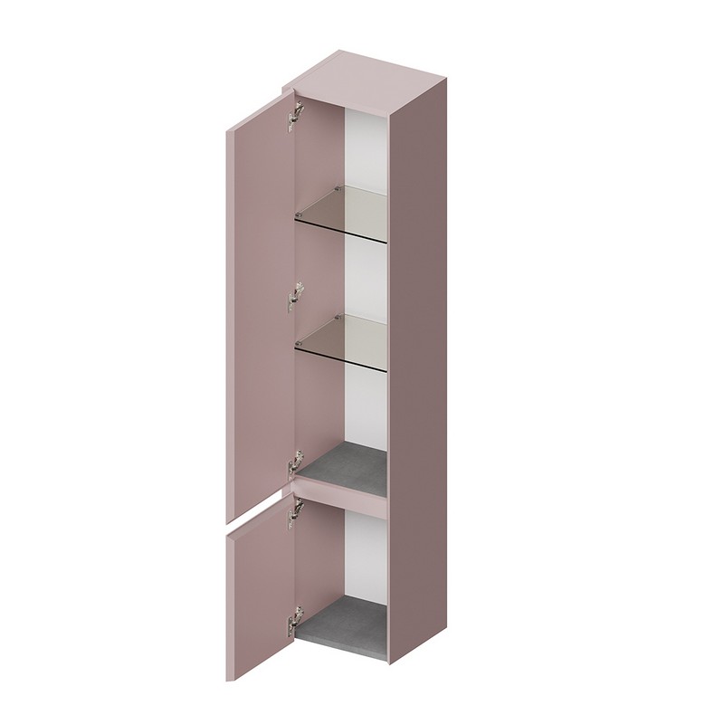 CUB.165Lh/MAL Пенал Cubo/Кубо подвесной левый 165, мальва матовый KERAMA MARAZZI CUB.165Lh/MAL Пенал Cubo/Кубо подвесной левый 165, мальва матовый KERAMA MARAZZI