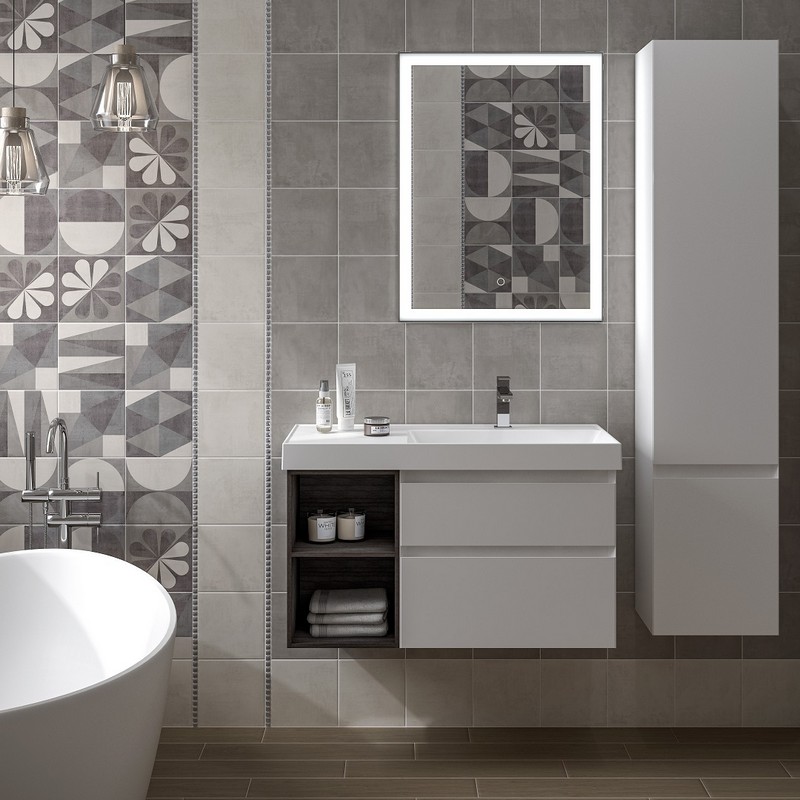 CUB.165Rh/WHT.M Пенал Cubo/Кубо подвесной правый 165, белый матовый KERAMA MARAZZI CUB.165Rh/WHT.M Пенал Cubo/Кубо подвесной правый 165, белый матовый KERAMA MARAZZI