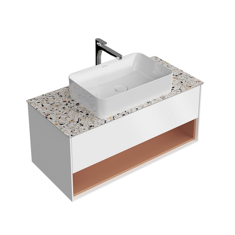 KMPMCb100MSh1 Тумба Plaza Modern/Плаза Модерн подвесная 100, push, 1 ящик, подсветка, белая матовая+сахара KERAMA MARAZZI KMPMCb100MSh1 Тумба Plaza Modern/Плаза Модерн подвесная 100, push, 1 ящик, подсветка, белая матовая+сахара KERAMA MARAZZI