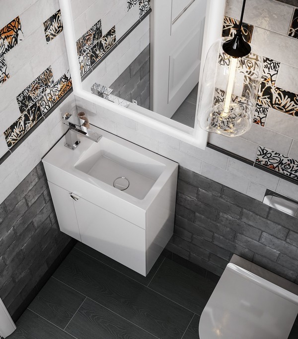 LA.wb.50 Раковина Lato/Лато встраиваемая сверху 50, белая глянцевая KERAMA MARAZZI LA.wb.50 Раковина Lato/Лато встраиваемая сверху 50, белая глянцевая KERAMA MARAZZI