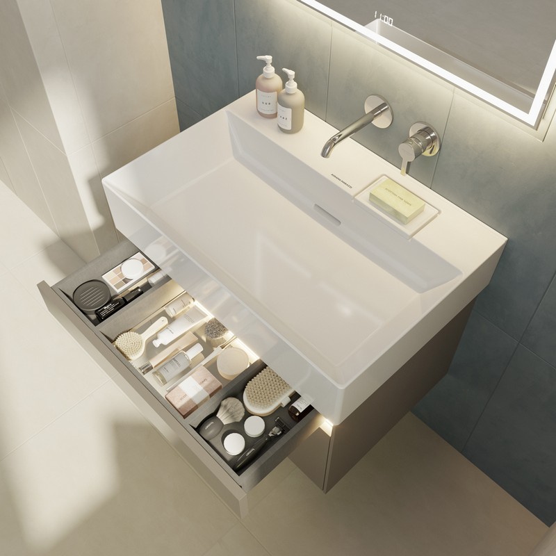 LOG.70.2/SAN Тумба Logica/Лоджика подвесная 2 ящика 70 см, песчаный KERAMA MARAZZI LOG.70.2/SAN Тумба Logica/Лоджика подвесная 2 ящика 70 см, песчаный KERAMA MARAZZI