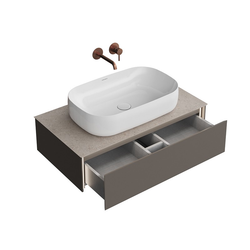 MA.90.1/EGR.M Тумба Magica/Маджика подвесная 90, 1 ящик, вечерний серый матовый KERAMA MARAZZI MA.90.1/EGR.M Тумба Magica/Маджика подвесная 90, 1 ящик, вечерний серый матовый KERAMA MARAZZI