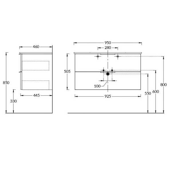 PI.F.95/WHT Тумба Piano Forte/Пиано Форте подвесная 95 см, 2 ящика, белый глянцевый KERAMA MARAZZI PI.F.95/WHT Тумба Piano Forte/Пиано Форте подвесная 95 см, 2 ящика, белый глянцевый KERAMA MARAZZI
