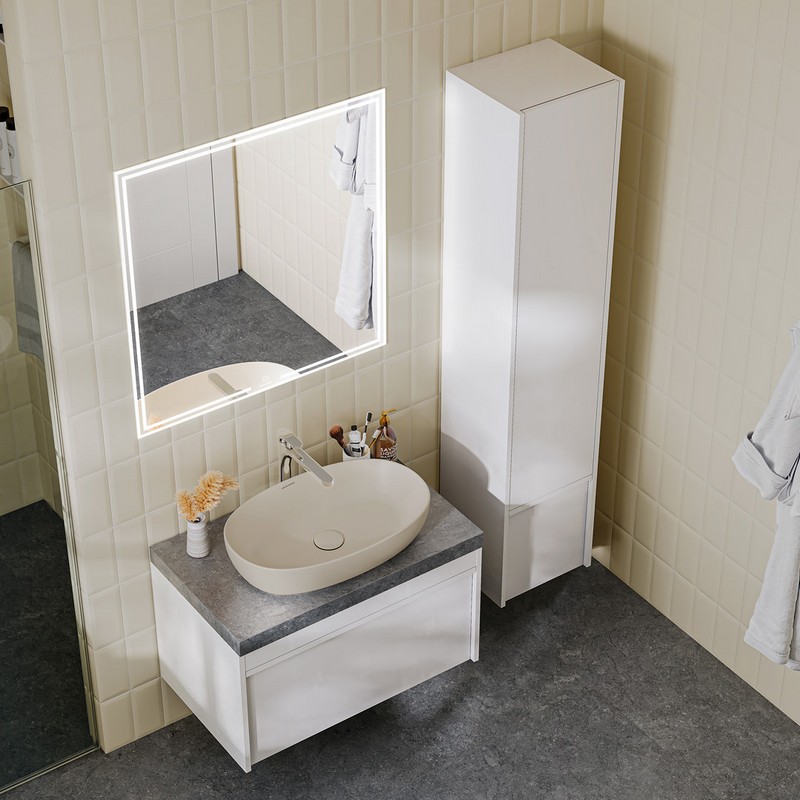 PLR.wb.60/SAN Раковина Plaza/Плаза накладная 60, песочная матовая KERAMA MARAZZI PLR.wb.60/SAN Раковина Plaza/Плаза накладная 60, песочная матовая KERAMA MARAZZI